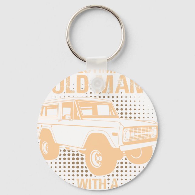 Porte-clés Un vieux Ford Bronco (Recto)