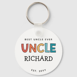 Porte-clés Uncle personnalisé Retro cadeau meilleur oncle jam