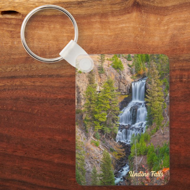 Porte-clés Undine Falls Lava Creek Parc national Yellowstone (Recto)