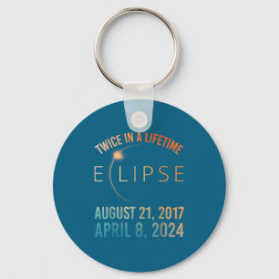 Porte-clés Une chemise Éclipse Solaire Totale de deux vies