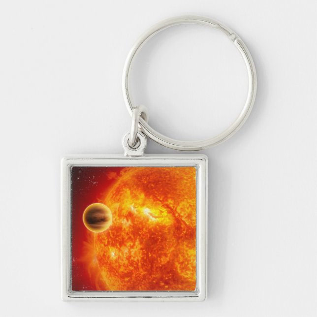 Porte-clés Une exoplanète géante du gaz (Devant)
