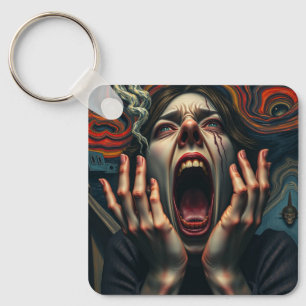 Porte-clés Une Femme Tortueuse Haunting Scream