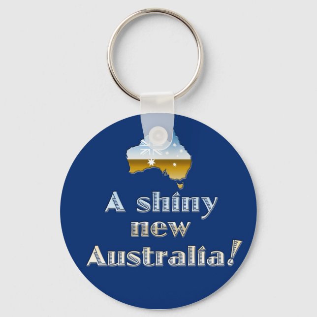 Porte-clés Une Nouvelle Australie brillante (Recto)