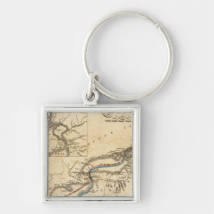 Porte-clés Une Nouvelle Carte Du Siège De La Guerre