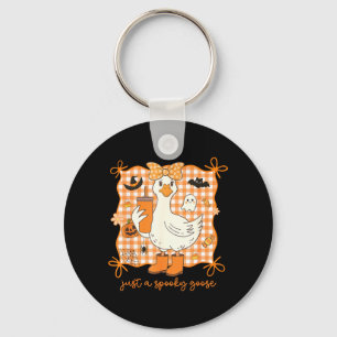 Porte-clés Une Oie Effrayante Halloween Oie Drôle Drôle