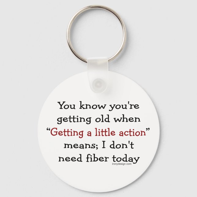 Porte-clés Une Petite Action Pour Les Aînés (Recto)