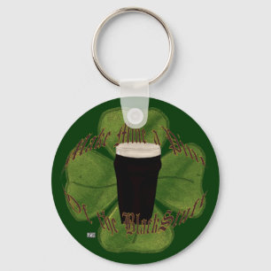 Porte-clés Une pinte du truc noir