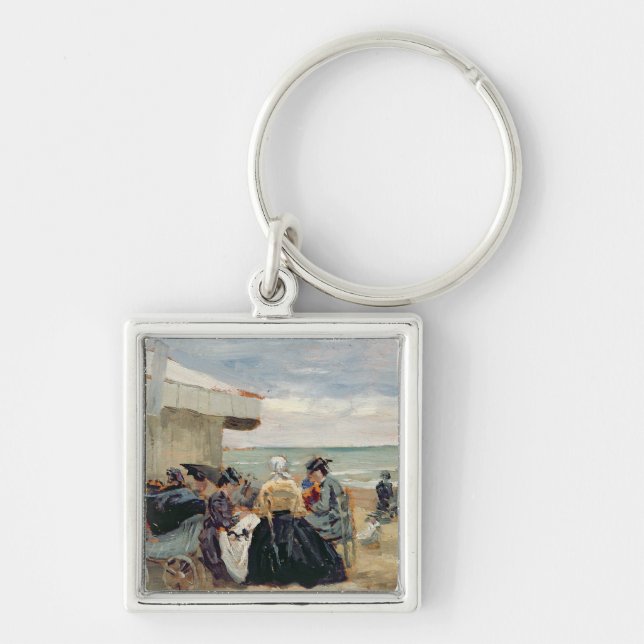 Porte-clés Une scène de plage (Devant)