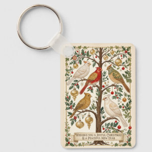 Porte-clés Une Symphonie d'Ailes d'Hiver