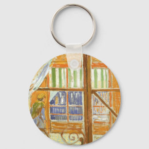 Porte-clés Une vitrine de boucherie de porc par Vincent van G