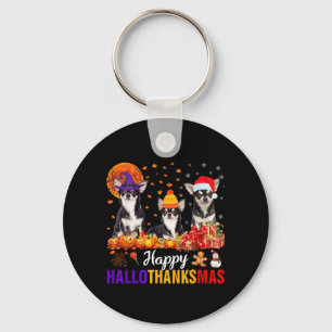 Porte-clés Uni-S Kids Chihuahua Chien Halloween Thanksgiving