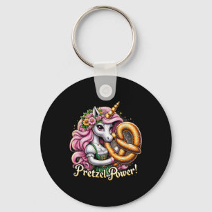 Porte-clés Unicorn allemand Drindl Pretzel Power Funny Kids