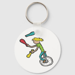 Porte-clés Unicycling