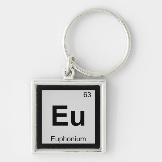 Porte-clés Union européenne - Chimie de la musique euphonium  (Devant)