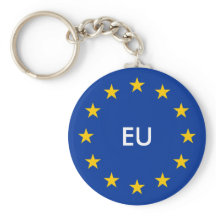 Union européenne porte - clés du pavillon de l'UE 