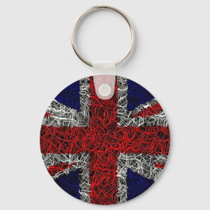 Porte-clés Union jack flag uk patriotique