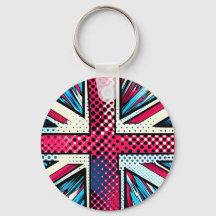 Union jack Keychain