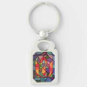 Porte-clés Unitarien flamboyant de porte - clé d'illustration