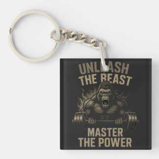 Porte-clés Unleash the Beast – Bodybuilding Power Muscle Gift