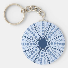 Porte-clés Urchine de mer minimale géométrique
