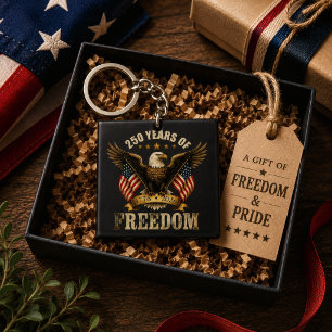 Porte-clés USA 250 Ans de Liberté Aigle Américain
