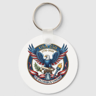 Porte-clés USA 250 Eagle commémorative