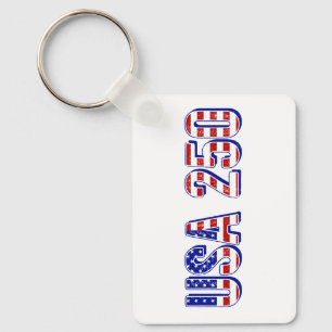 Porte-clés USA 250e anniversaire 1776-2026 Patriotique Améric