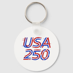 Porte-clés USA 250e anniversaire 1776-2026 Patriotique Améric