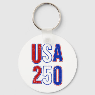 Porte-clés USA 250e anniversaire 1776-2026 Patriotique Améric
