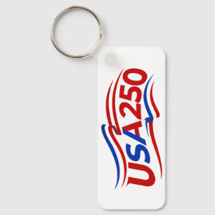 Porte-clés USA 250e anniversaire 1776-2026 Patriotique Améric