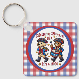 Porte-clés USA 250th Anniversary Souvenir - Patriotique