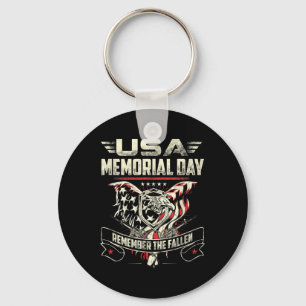 Porte-clés Usa Memorial Day Tee Pour Hommes Femmes
