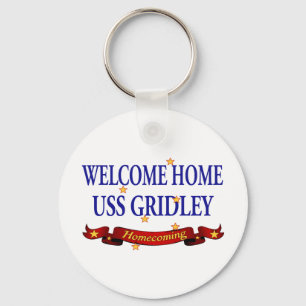 Porte-clés USS à la maison bienvenu Gridely