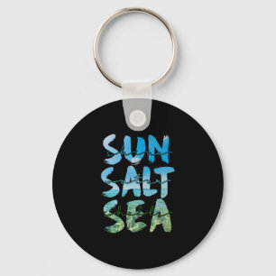 Porte-clés Vacances à la plage Vagues océaniques Soleil Été A