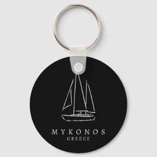 Porte-clés Vacances de voile à Mykonos Grèce Gr