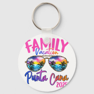Porte-clés Vacances en famille Punta Cana 2025 Vacances corre