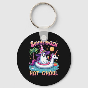 Porte-clés Vacances Halloween Groupe Fête Funny Summerween Wi