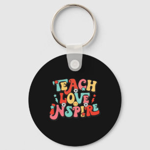 Porte-clés Vacances Retour À L'École Enseigner L'Amour Inspir