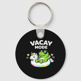 Porte-clés Vacay Mode Cute Dinosaur Unicorn Float Vacation