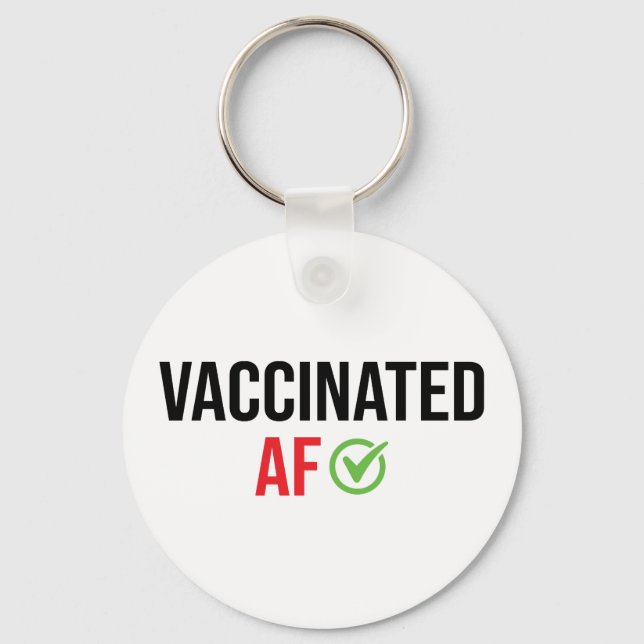 Porte-clés Vacciné, Vacciné AF (Recto)
