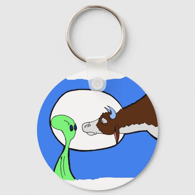 Porte-clés Vache Alien (Recto)