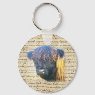 Porte-clés Vache de Highland