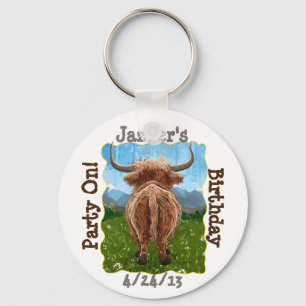 Porte-clés Vache des Hautes Terres
