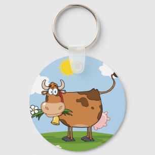 Porte-clés Vache laitière Brown
