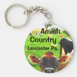 Porte-clés Vaches de campagne Amish ! Lancaster