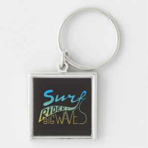 Porte-clés Vagues de cavalier de surf grandes