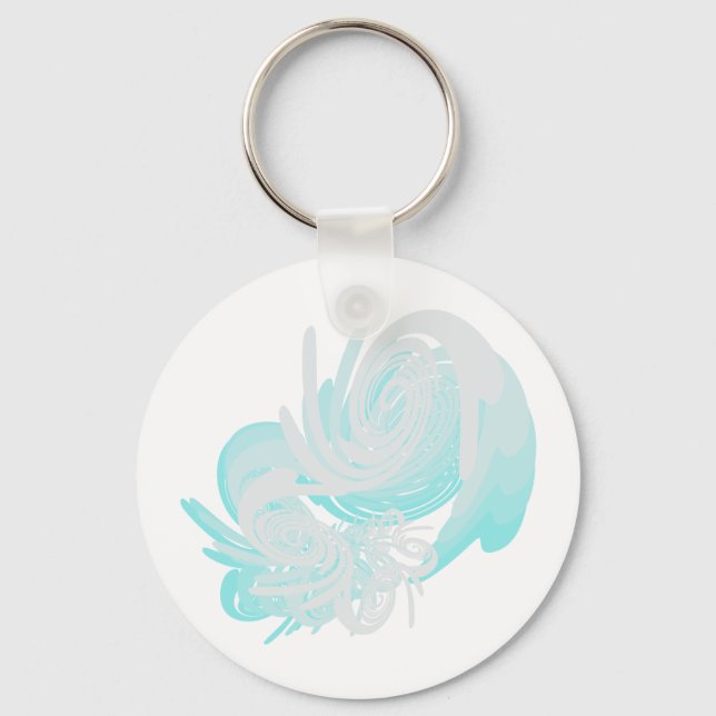 Porte-clés Vagues de Fibonacci (Recto)