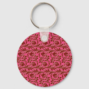 Porte-clés Vagues métalliques, Brown roses