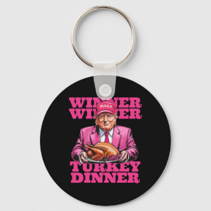 Porte-clés Vainqueur de Trump Humour Dîner dindon Drôle