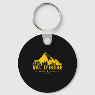 Porte-clés Val Disère France Station de ski alpin Ski françai